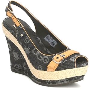 UGG Platform Wedges Sz 8